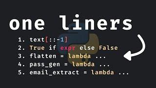 5 Cool Python One-Liners
