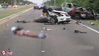 103 SHOCKING 2025: Idiots in Cars | Car Crashes & Insane Police Chases Seconds Before Disaster!