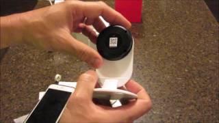 Yi Home Camera Wireless IP US Edition Review - unboxing, setup, settings, footage