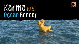 Ocean Render with KARMA | Houdini Tutorial