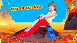 The floor is lava kids song | VLOG Arishka Play Time