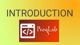 Introduction | First video | #proglab