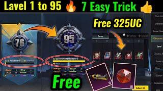 Level UP 1 to 95 Fast | BGMI New Collection Feature | Level 1 to 95 Kaise Kare | Prajapati Gaming