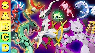 Every LEGENDARY Pokémon: Weakest to Most Powerful (TIER LIST!)