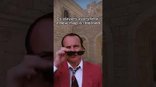 Cs players reacting to new maps be like #shorts #cs2 #cs #csgo #counterstrike #gaming #valve #steam