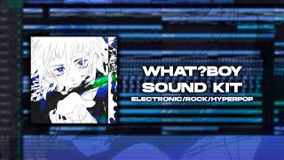 Electronic/Rock/Hyperpop Sound Kit | 200+ Sounds | 50+ Serum Presets (by WHAT?BOY)