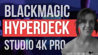 First Look at the Blackmagic Design HyperDeck Studio 4K Pro