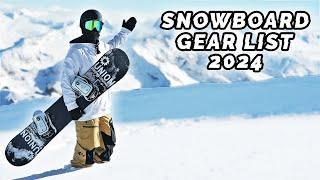 My Snowboard Gear List for 2024 | Board Archive