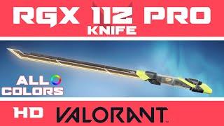 RGX 11Z PRO Blade VALORANT Knife Skin (ALL COLORS) | New Skins Showcase