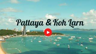 Pattaya City & Koh Larn Thailand 2022 | Relaxing Drone Tour