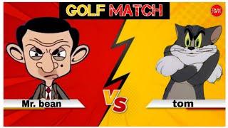 Mr. bean vs tom golf match || feat. tom and Jerry || meme video