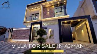 Villa For Sale In Ajman | Al Yasmin Area | 5BHK | Free Hold For All Nationalities