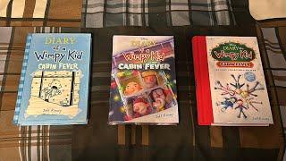 Three Different Editions of Diary of a Wimpy Kid: Cabin Fever