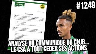 #1249 ANALYSE DU COMMUNIQUÉ DU CLUB, LE CSA A TOUT CÉDER?, LMOUHASSABA …, MERCATO JSK ….