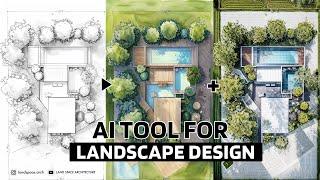 AI Tool for Landscape Design | Sketch to Rendering | Rendering Style Fusion