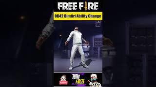 OLD Dimitri VS NEW Dimitri Character Ability Changes After OB42 Update Free Fire 