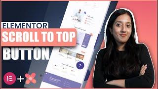 How to make Scroll back to top button sticky | Elementor tutorial