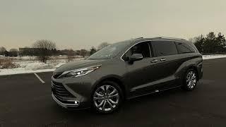 2021 Toyota Sienna Platinum Edition Walkaround