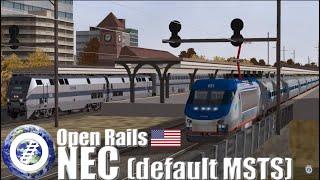 Open Rails USA -  Northeast Corridor (MSTS Default Route)