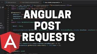 Making Post Requests in Angular with our Python API- Angular Tour of Heroes Tutorial Part 16