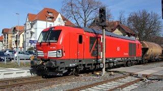 247 903 Diesel Vectron zwischen Halberstadt und Blankenburg