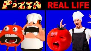 Pizza Tower Screaming Meme Vs Real Life Part1