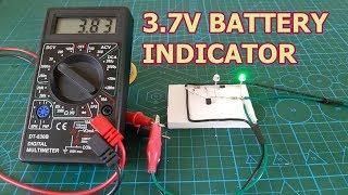 How to Make 3.7V Battery Charging Fully Level Indicator