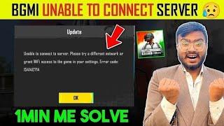 Unable to connect to server. Please try a different network or grant WiFi access to the game Solve