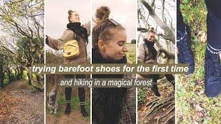 REVIEWING BAREFOOT SHOES (!?) // follow me around vlog, thrifting, & hiking in a magical forest