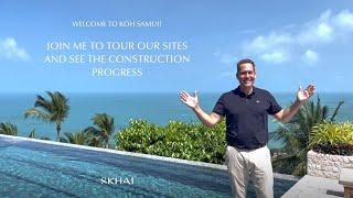 Join Allen: Tour Sunrise Pool Villas Project Sites in Koh Samui, Thailand