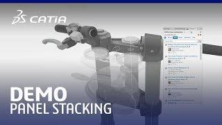 3DEXPERIENCE CATIA R2018x | Panel Stacking functionality