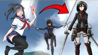 Yandere Simulator Titan Easter Egg! #yanderesimulator #attackontitan #aot #anime #gaming #viral #fyp