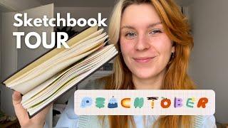 PEACHTOBER SKETCHBOOK TOUR  zvládla jsem ho celý?