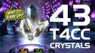 43 Tier 4 Class Catalyst Crystal Opening (Who Should I Rank Up Next?) | Marvel Contest of Champions