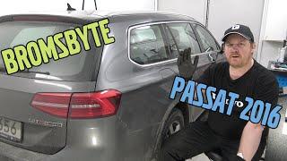 Bromsbyte bak på VW Passat 2016 4motion med EPB utan dator