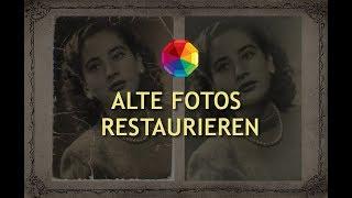 Alte Fotos Restaurieren - 5-Minuten-Reparatur ohne Photoshop