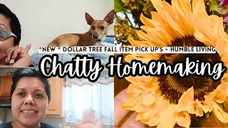 HOMEMAKING CHATTY VLOG | * NEW* FALL ITEMS FROM DOLLAR TREE