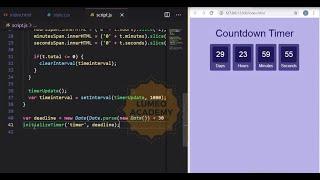 Countdown Timer using HTML, CSS and JavaScript | LUMEO ACADEMY