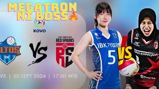 FULL SET RED SPARK (MEGAWATI)  VS ALTOS IBK || MEGATRON MAMPU MENGGENDONG GUYS KOVO CUP 2024