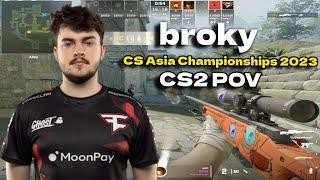 CS2 POV FaZe broky (40/34) vs NIP (Ancient) @ CS Asia Championships 2023