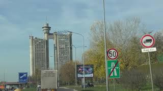 Genex Tower, a 35 storey skyscraper from the Communist era