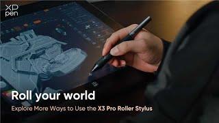 X3 Pro Roller Stylus Perfect for animation, 3D design and more...