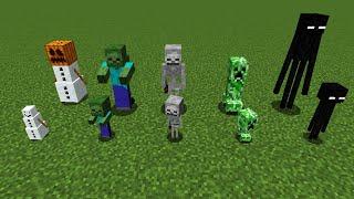 Children of mobs in minecraft