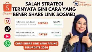 TERBUKTI BERHASIL CARA SHARE LINK DAN UPLOAD KONTEN SHOPEE AFFILIATE TERBARU BUAT PEMULA