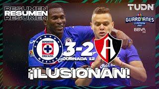 Resumen y goles | Cruz Azul 3-2 Atlas | Torneo Guard1anes 2021 BBVA MX J12 | TUDN