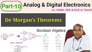 Demorgans Theorems in tamil |Digital Electronics|