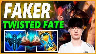 FAKER TWISTED FATE MID GAMEPLAYSEASON 12 LEAGUE OF LEGENDS