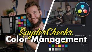 Color Grading mit 2 Klicks | Spyder Checkr24 | Color Management in DaVinci Resolve