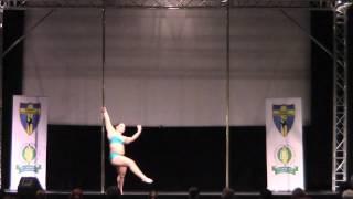 Pole SM 2015 Emma Fryklöf Proffesionell Dam- Swedish Nationals in Pole Sport 2015