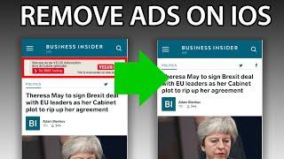 BLOCK ADS ON IPHONE in Safari Browser